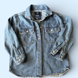 GAP Teen Blue Denim Jacket Size 8